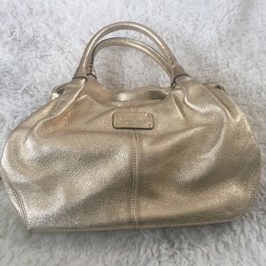 Kate Spade Gold Leather Bag